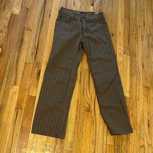 vintage brown stripe armani jeans